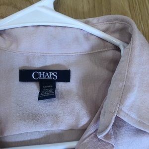 Light pink button up